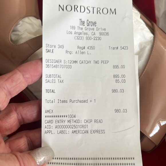 Christian Louboutin size 39/8 1/2 - Picture 2 of 6